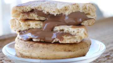 Bollitos rellenos de Nutella.