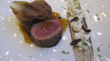 El gran plato de cordero de Ametsa.