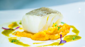El platazo de bacalao de Pepe Solla en Platea.