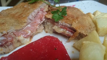Un cachopo espectacular, sí señor.